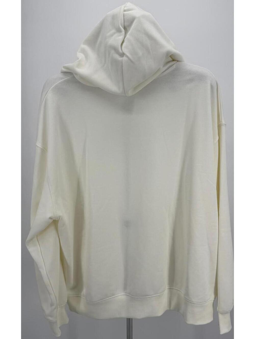 New Balance White Recycled Polyester Hoodie Streetwear XL - Picture 3 of 7